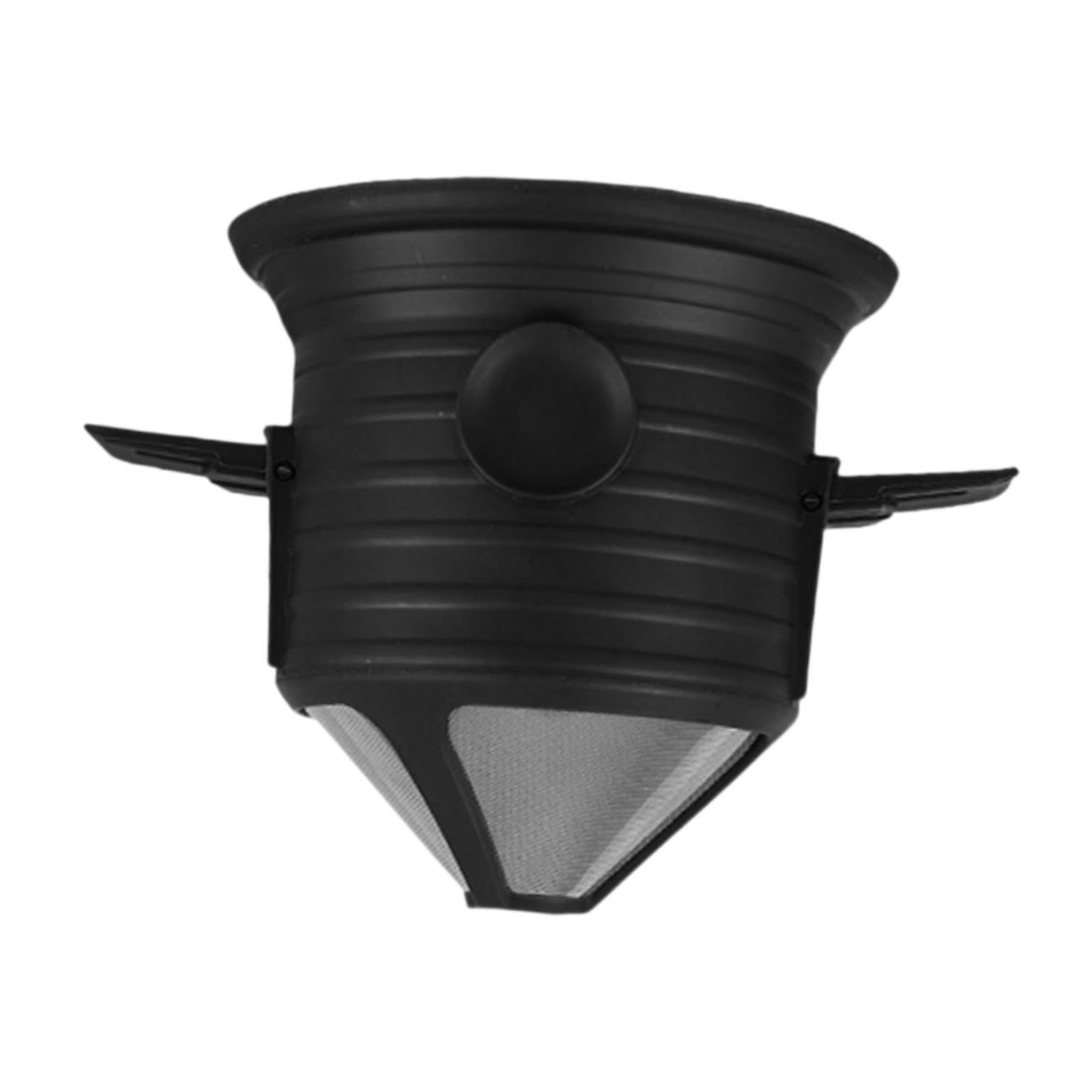 Bothyi Portable Pour over Cone Coffee Filter Universal Fit 9.2x8.9cm Multifunctional Folding Coffee Maker for Home Office Accessory