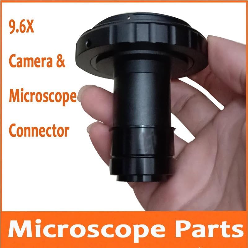 顕微鏡アクセサリーキット 9.6X デジタルカメラ T2 アダプタ接眼レンズカメラコネクタステレオ生物顕微鏡 23.2 ミリメートル