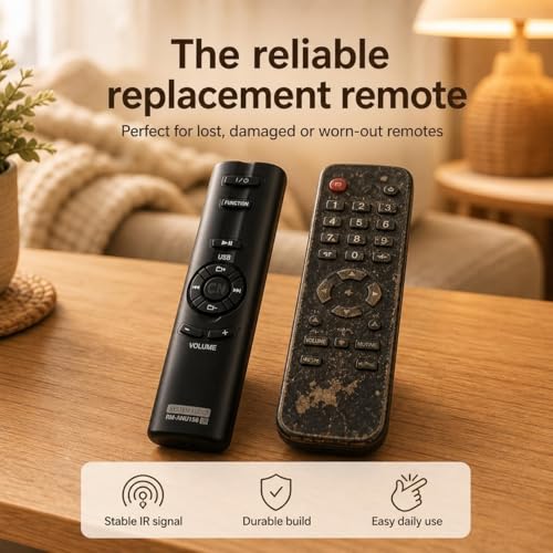 Image of BLACKSHEEP Original Remote Control Compatible for Sony Sa-D10 Sa-D100 Sa-D40 D41 Home Theater Systems Remote Compatible with Sony Rm-Anu156, Black