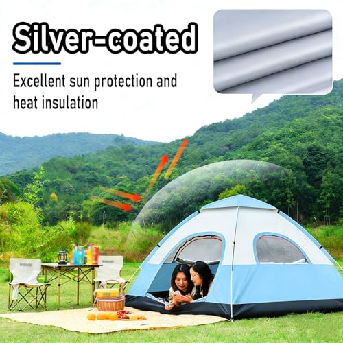 Carpa instantánea pop up para 3-4 personas, resistente al agua y UV miniatura 6