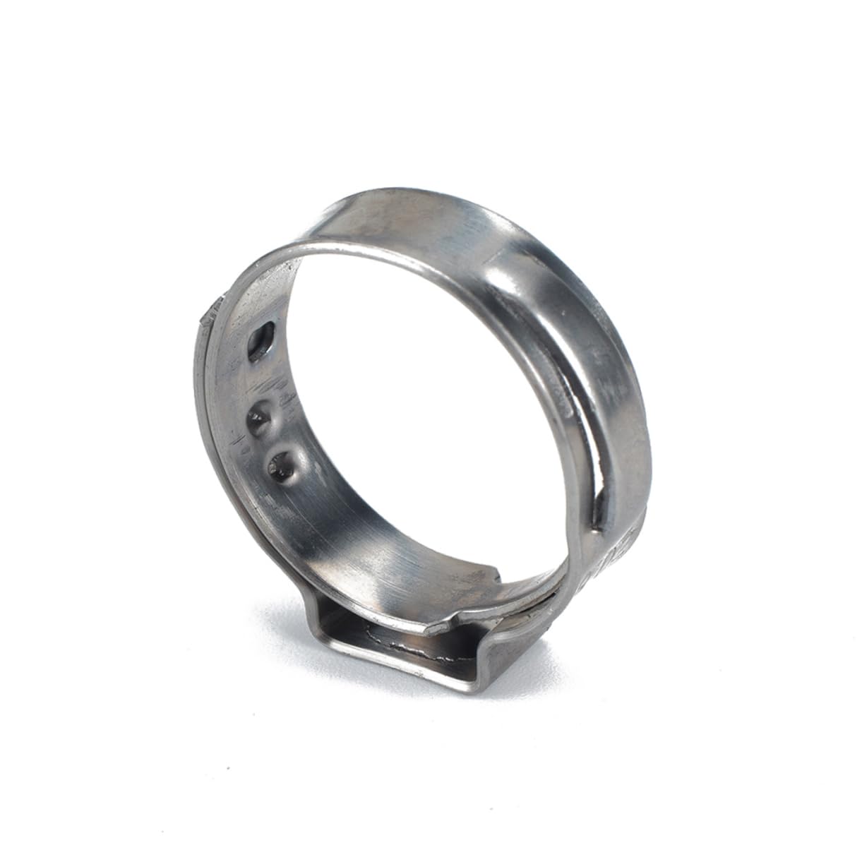 NULYLU Adjustable Single Ear Hose Clamps 10pcs 5/8 Inch Stainless Steel Clamps Durable and for Hoses Cables