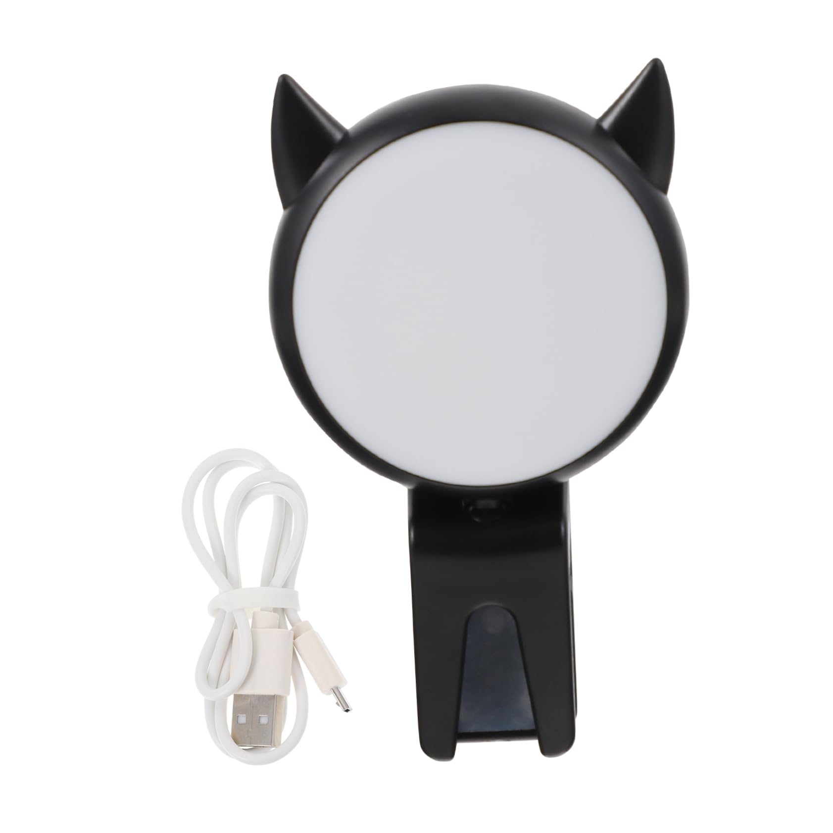 OSALADI 1Set Mini Tender Skin Light Phone Fill Light Portable Mobile Selfie Light Clip for Photography Makeup Vlogs Convenient LED Ring Light