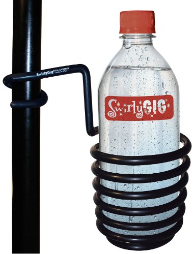 SwirlyGig SG2000 II Drink Holder for 1 Tubing, Black