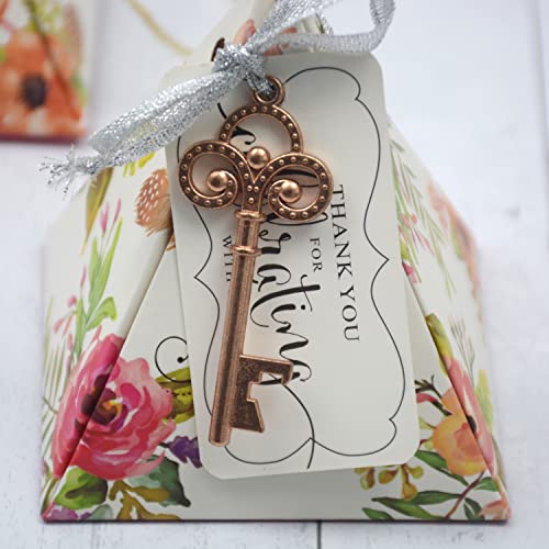 image for Makhry 50pcs Wedding Favors Skeleton Key Bottle Openers Wedding Guest 