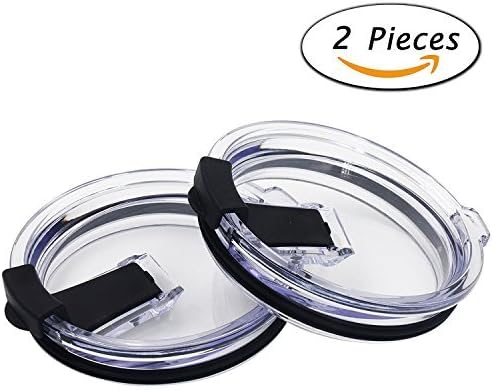 True Leak splash spill proof Lid for Yeti Ozark Trail and other tumblers (20oz, 2 Pack)