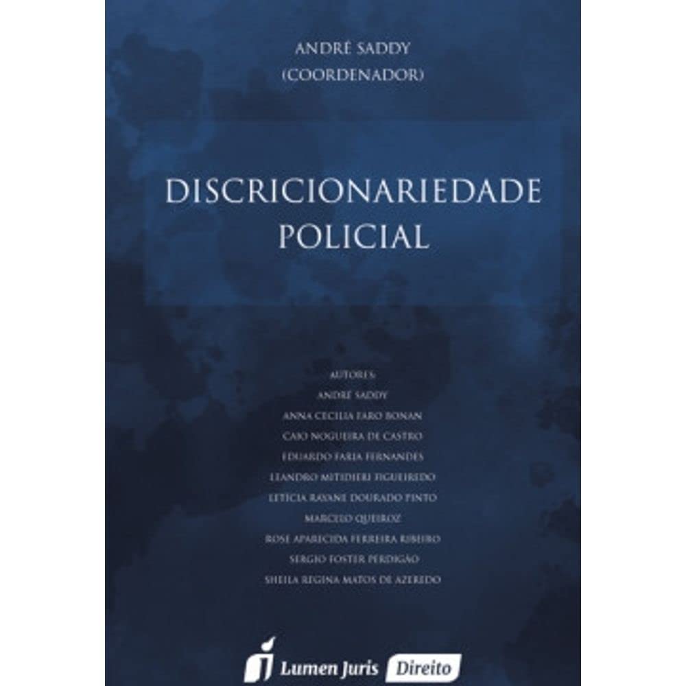 Capa de Discricionariedade Policial. 2016