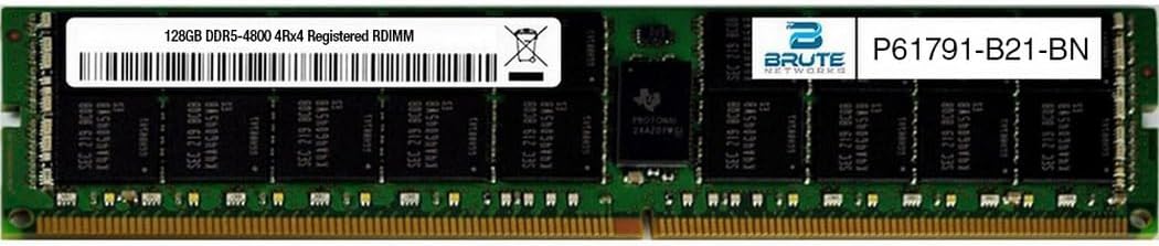 P61791-B21-BN - 128GB PC5-38400 DDR5-4800Mhz 4Rx4 ECC Registered RDIMMCompatible with OEM PN# P61791-B21