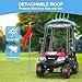 LIGIANT R9 24V Ride on Toys for Big Kids, 4-Seater Kids' Car, Golf Cart Max. Capacity: 264 Lbs, 4WD Ride on Car w/Remote Control, Detachable Awning, Spring Suspension, Music/Story/Power Display