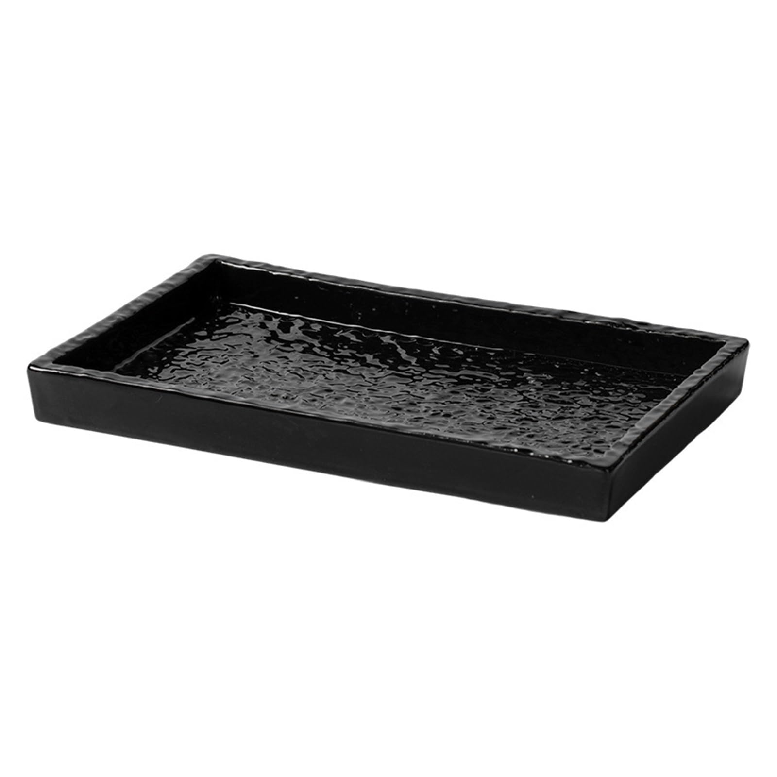 Plateau de salle de bains d'hôtel pour rangement de table et flacons d'aromathérapie