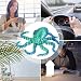 Tintenfisch, bedruckt in 3 D – 3 D bedruckter Oktopus, Sammlerfigur mit Gelenken, Oktopus, Tiermodell für Stressabbau, sensorisches Vergnügen und Fidget