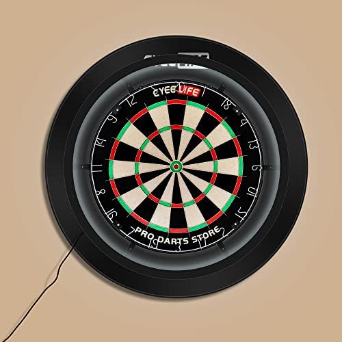CyeeLife Dartboard LED Lighting System for Steel Dart board 360 degrees