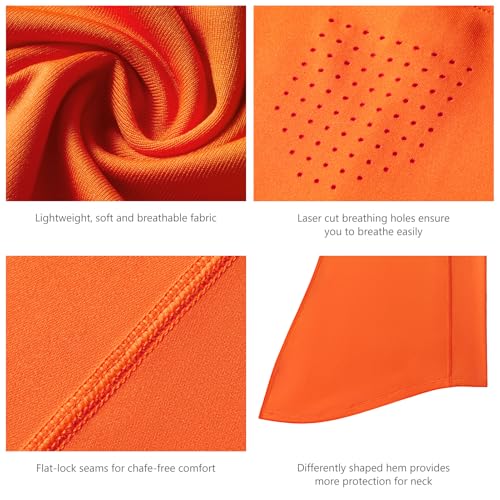 Image of BASSDASH UPF 50+ Breathable Neck Gaiter, Quick Dry Face Mask for Men Women