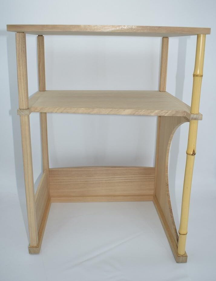 Amazon.co.jp: 茶道具棚卓猿臂棚円能斎好高坂暁斎作茶道12-3013