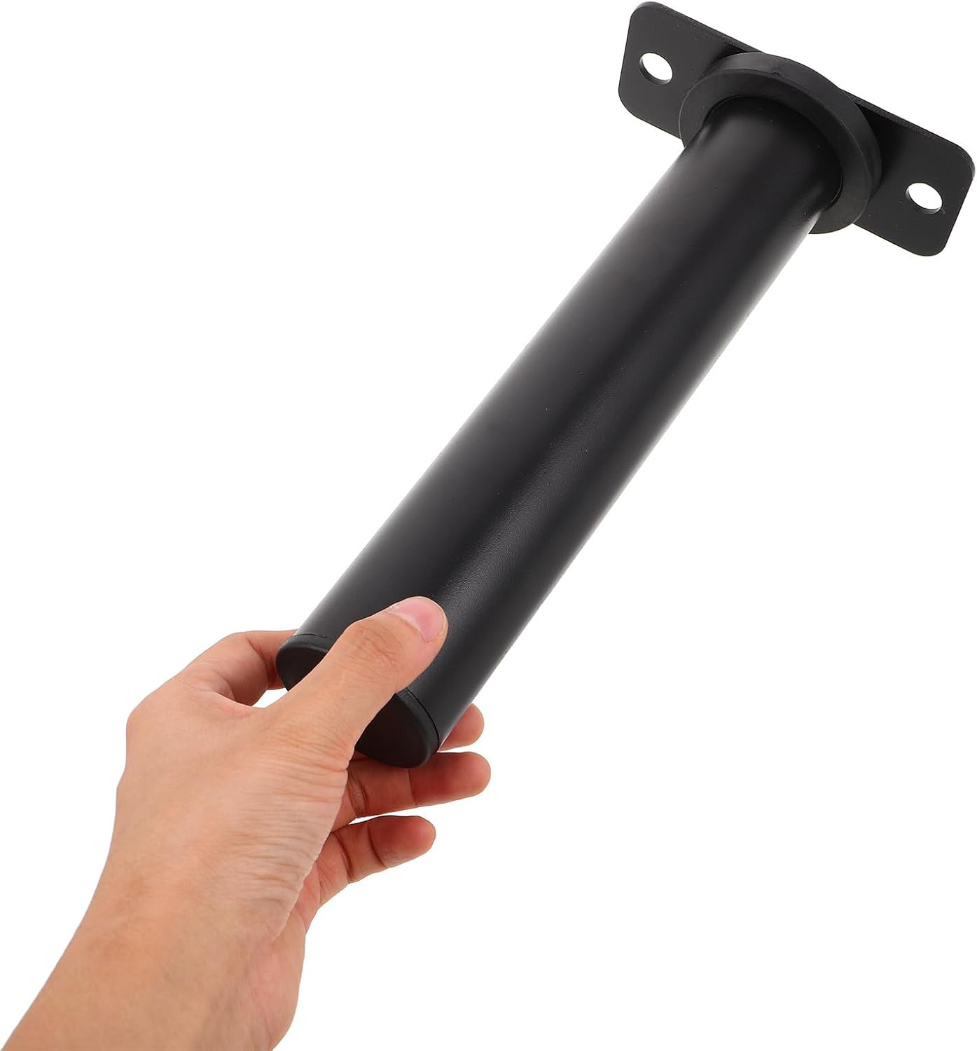 Wall-mounted Barbell Holder and Weight Plate Storage Rack, Carbon Steel 48mm Plate Mount, Gym Equipment Organizer for Home and Personal Workout Space