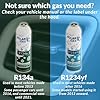1GCA Car Aircon AC 1pc R134a Compatible Refill Recharge Regas Gas 584gr + Hose Gauge Kit Clima Accessories DIY filler tube #5