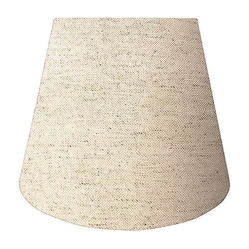 ランプ・シェード(lamp-shade) キャッチ式 交換用ランプシェード 綿麻象牙色 直径28cm K-28170