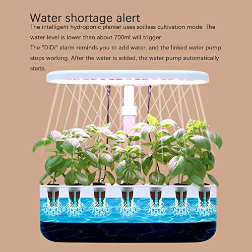 Potager Hydroponique 10 Pods Blanc avec Éclairage LED Réglable - 2