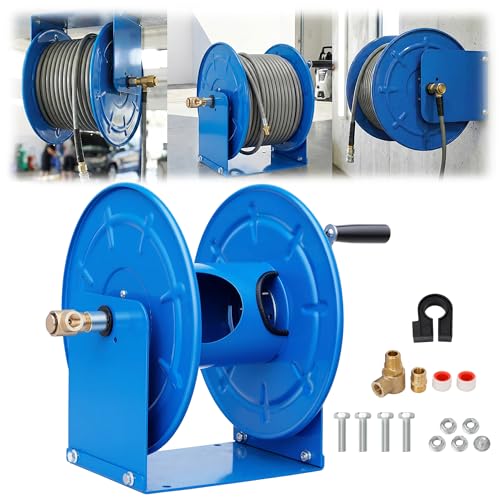 MYOYAY Pressure Washer Hose Reel Heavy Duty