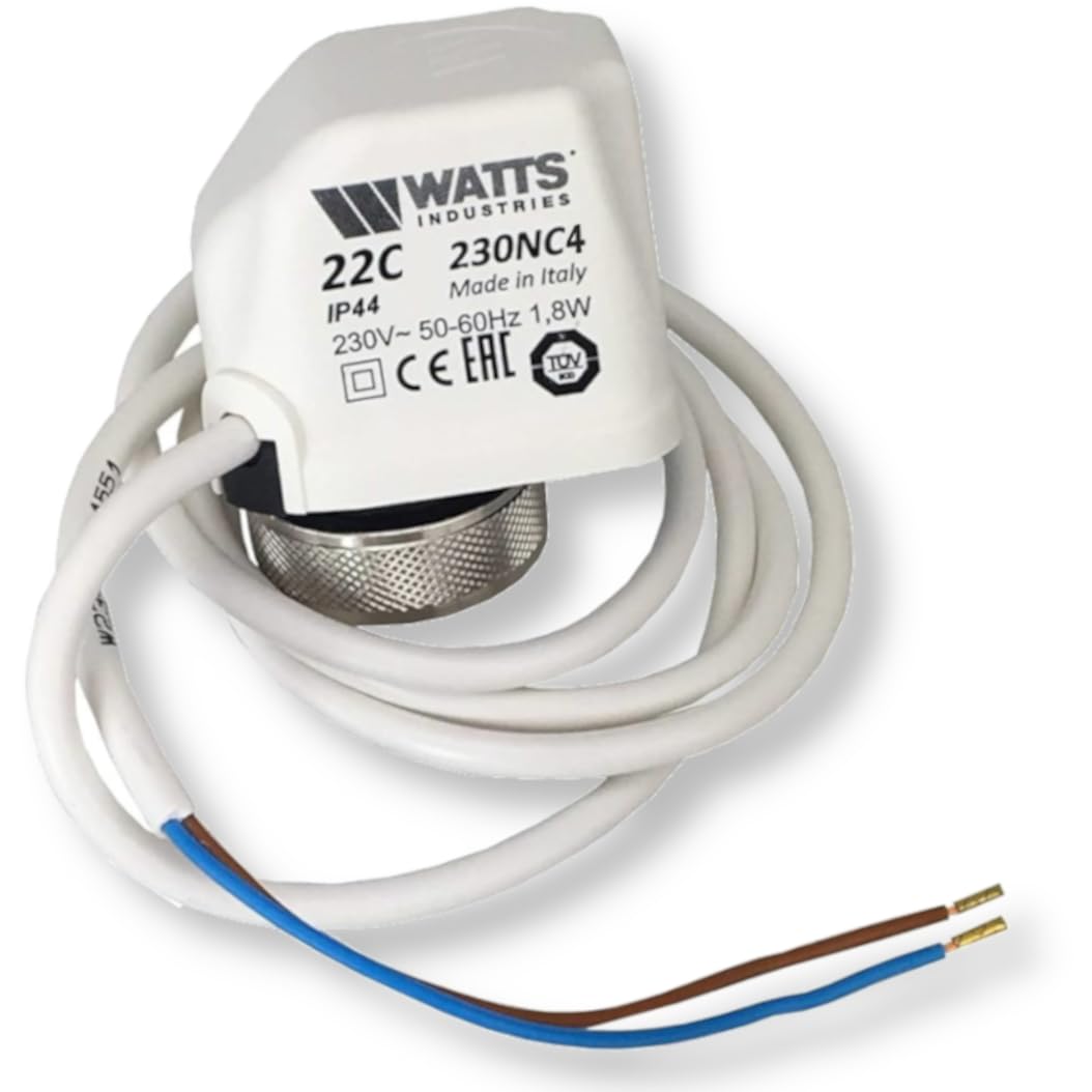 Watts Cazzaniga Attuatore Elettrotermico Compatto 22C 230V Nc 4 Fili