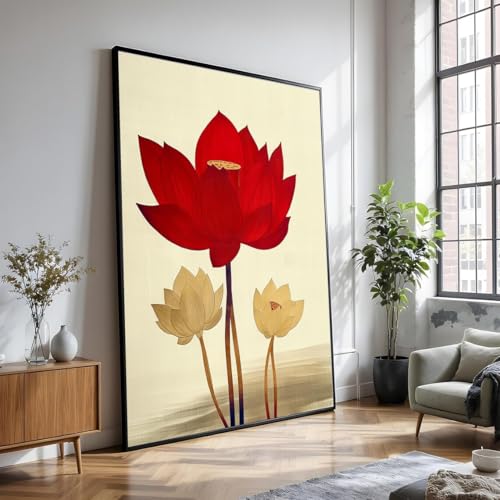 Illustration plante apaisante lotus esprit nature décoration bien-être intérieur