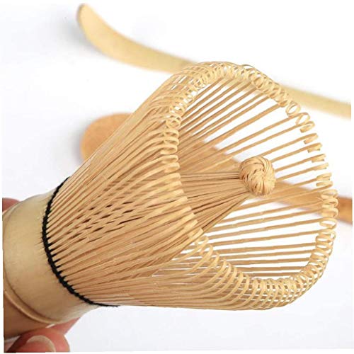 Bambou Thé Fouet Cérémonie japonaise Chasen Thé vert Matcha Fouet Portable Tea Set outil pour préparer Matcha en poudre Cover