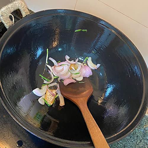 Wok de Hierro Fundido 34cm, Doble Asa miniatura 4