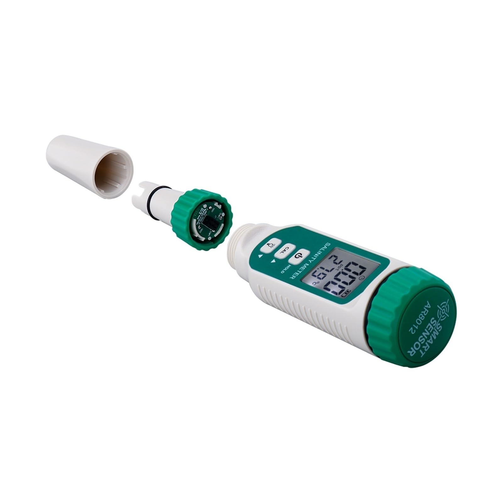 Kit per l'analisi dell'Acqua, Misuratore di salinità Digitale Penna Tester Cibo Bevande Contenuto Sale Test della qualità Acqua Acquario Mare Misurazione Salinometro
