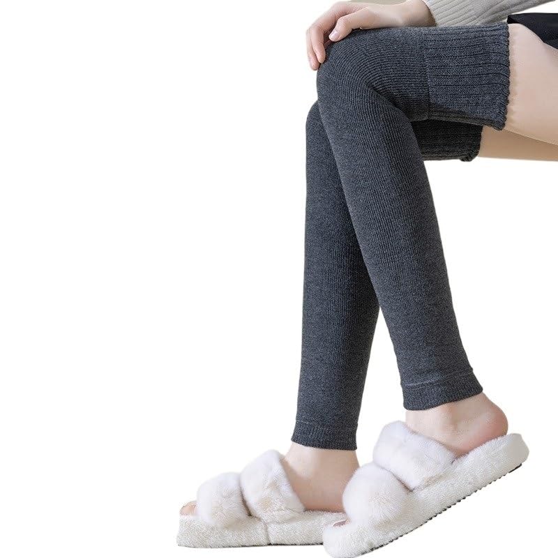 Winter Padded Thick Knee Length Socks for Ladies Warm Protective Guards