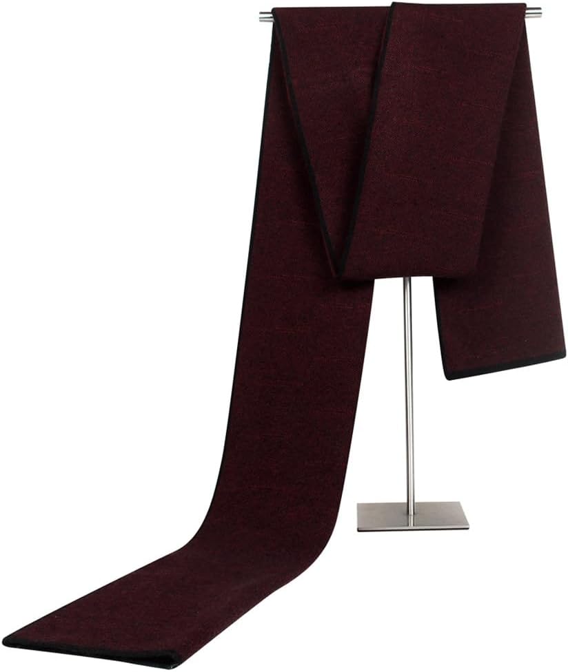 Autumn and winter thickened knitted men's scarf imitation cashmere