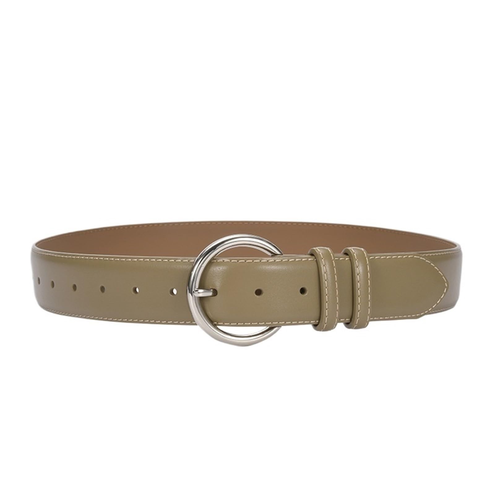 Cinturón Decorativo Para Mujer Gabardina de cuero con cinturón ancho y sello decorativo for mujer
