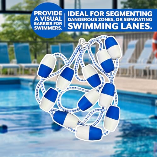 Kit de cuerda y flotadores para piscina 25ft Poolzilla miniatura 3