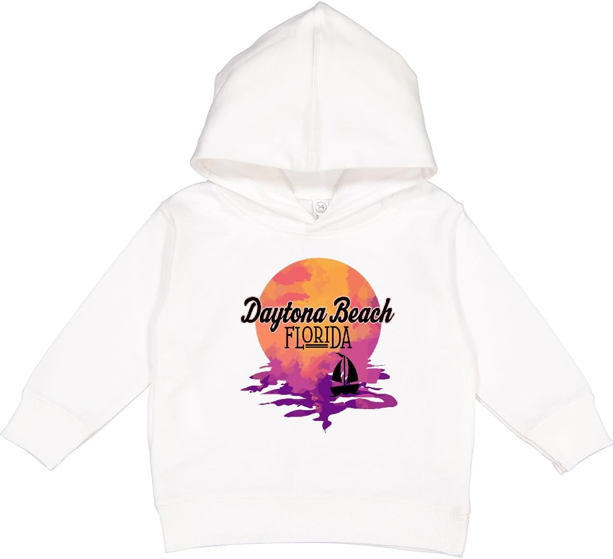 inktastic Daytona Beach Florida Sunset Toddler Hoodie