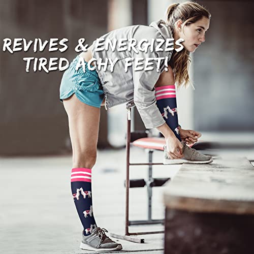 Image of COOLOVER Copper Compression Socks for Women and Men(6 Pairs)-Best Support for Running, Athletic, Travel