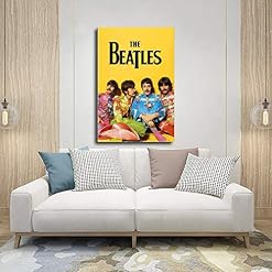 Poster sur toile The Beatles 9 légendaire Rock Band Décoration de chambre à coucher, de sport, de bureau, de salle de… - Les Beatles, Paul McCartney, John Lennon, RIngo Starr, George Harrison Poster sur toile The Beatles 9 légendaire Rock Band Décoration de chambre à coucher, de sport, de bureau, de salle de… – Image 5