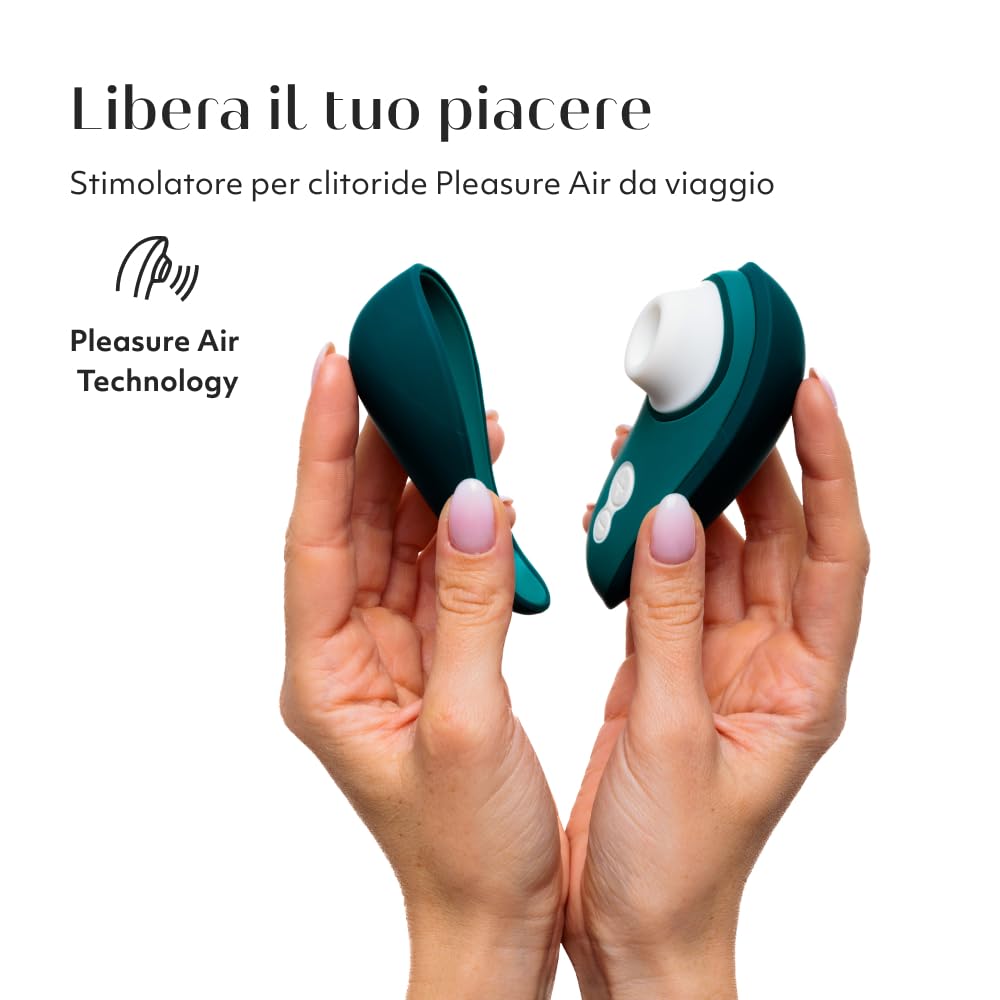 Womanizer Liberty 2 Sex Toy Pleasure Air – Vibratore Succhia Clitoride – Stimolatore Clitorideo per Donne e Coppie – Sex Toy per il Risucchio – Impermeabile – Ricaricabile | Petrolio