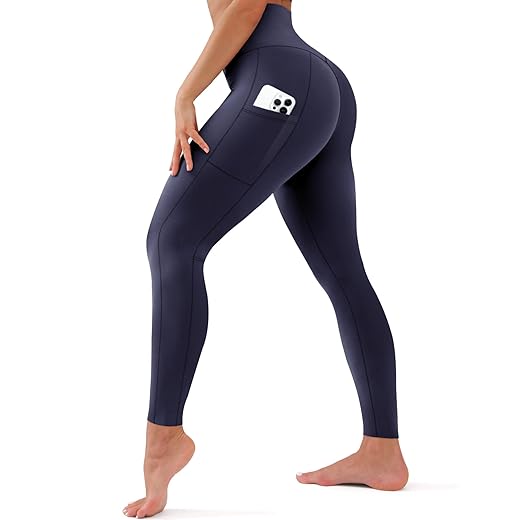 Leggings for Women - High Waisted Full Length Buttery Soft Yoga Pants for Workout Athletic Daily