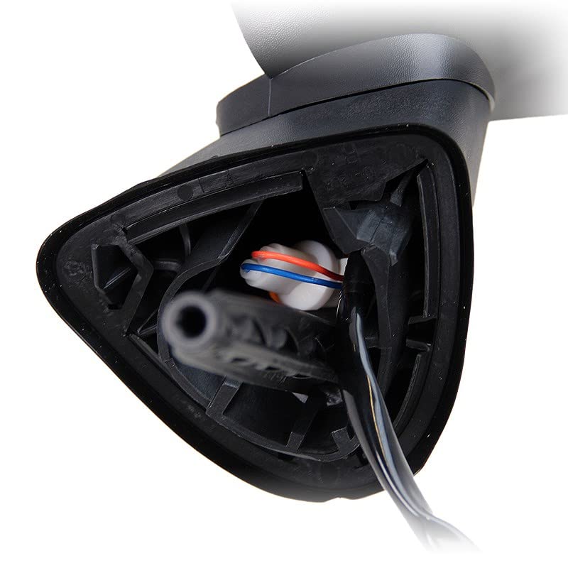 BESTPRICE 1x Elektrischer Außenspiegel rechts beheizbar mit Temperatursensor Seitenspiegel konvex Kompatibel mit RENAULT MODUS/GRAND MODUS (F/JP0_)