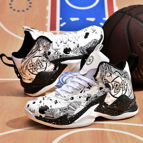 Image of Men's Basketball Shoes Fashion Printed Sneakers