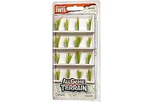 Woodland Scenics G6633 Cattails Tufts: Realistic Miniatures for Model Railroads