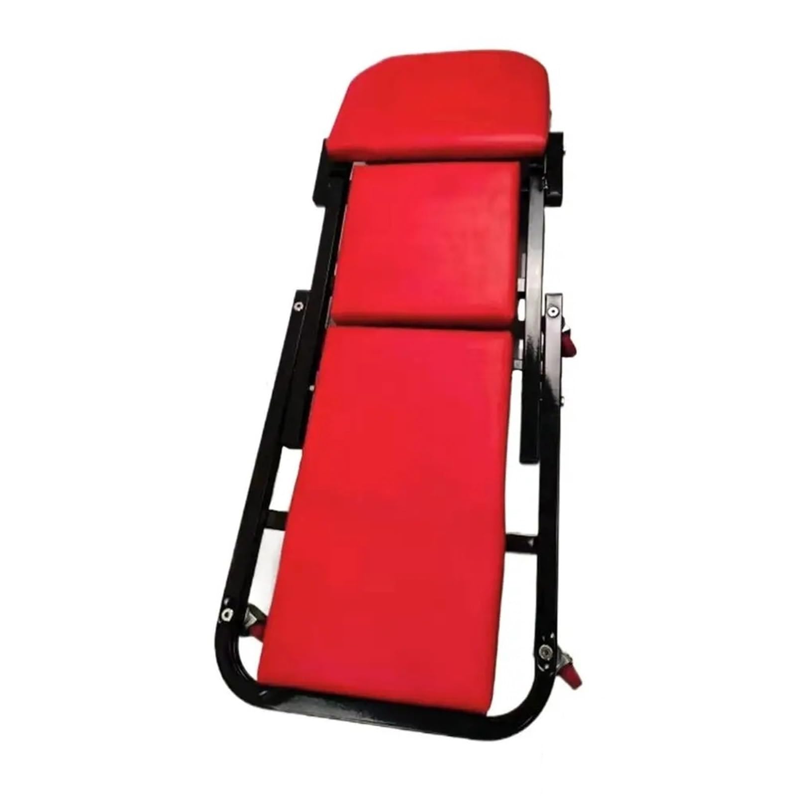 Taburete Taller Camilla mecánica para Debajo del Piso del automóvil Camilla de Garaje con 6 Ruedas Camilla de reparación de automóviles Asiento Plegable Ajustable Taburete Asiento para(Red)