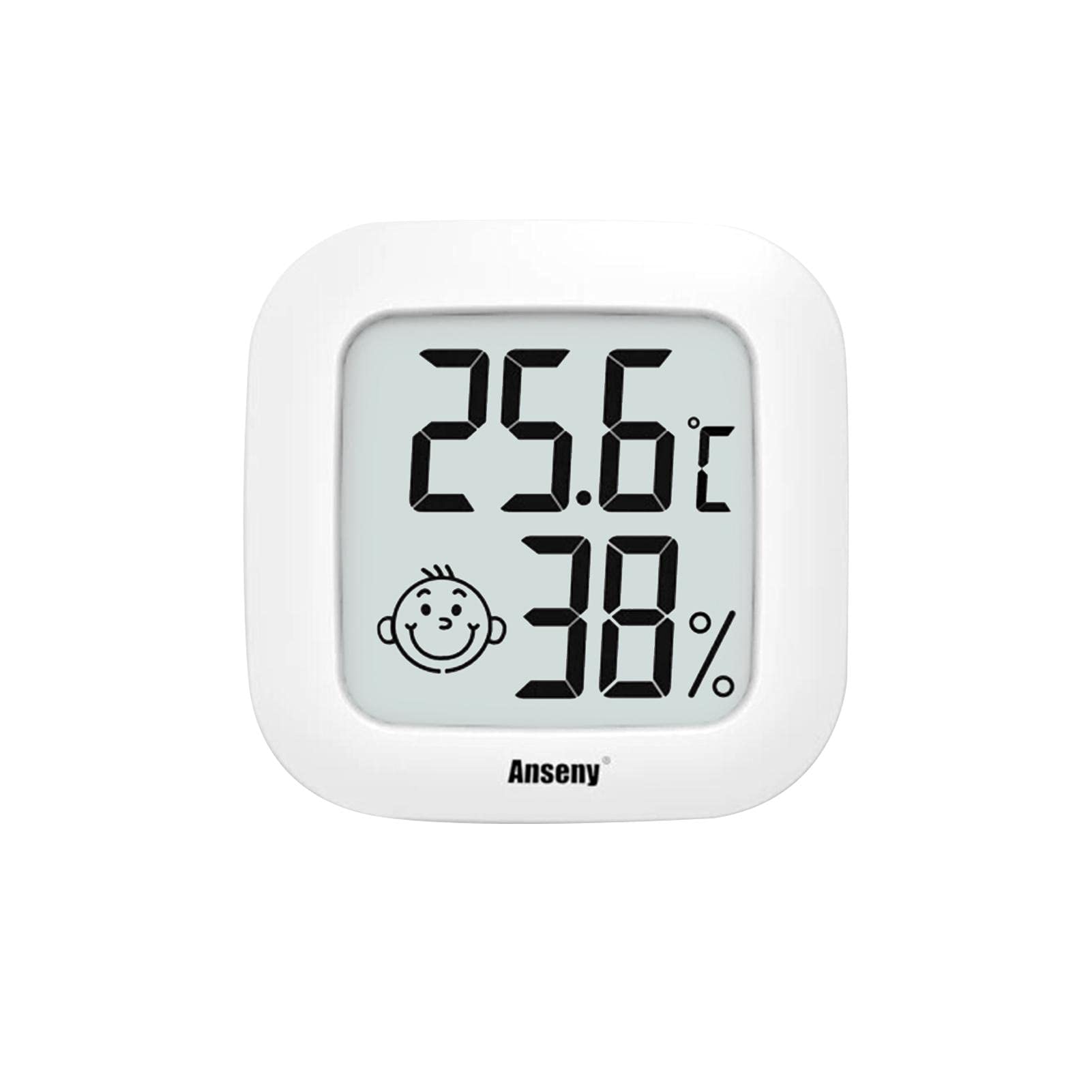 Digital Indoor Thermometer High Precision Hygrometer - Temperature Humidity Monitor,Temperature Humidity Gauge for Car Babyroom Bedroom Greenhouse Garage Warehouse,