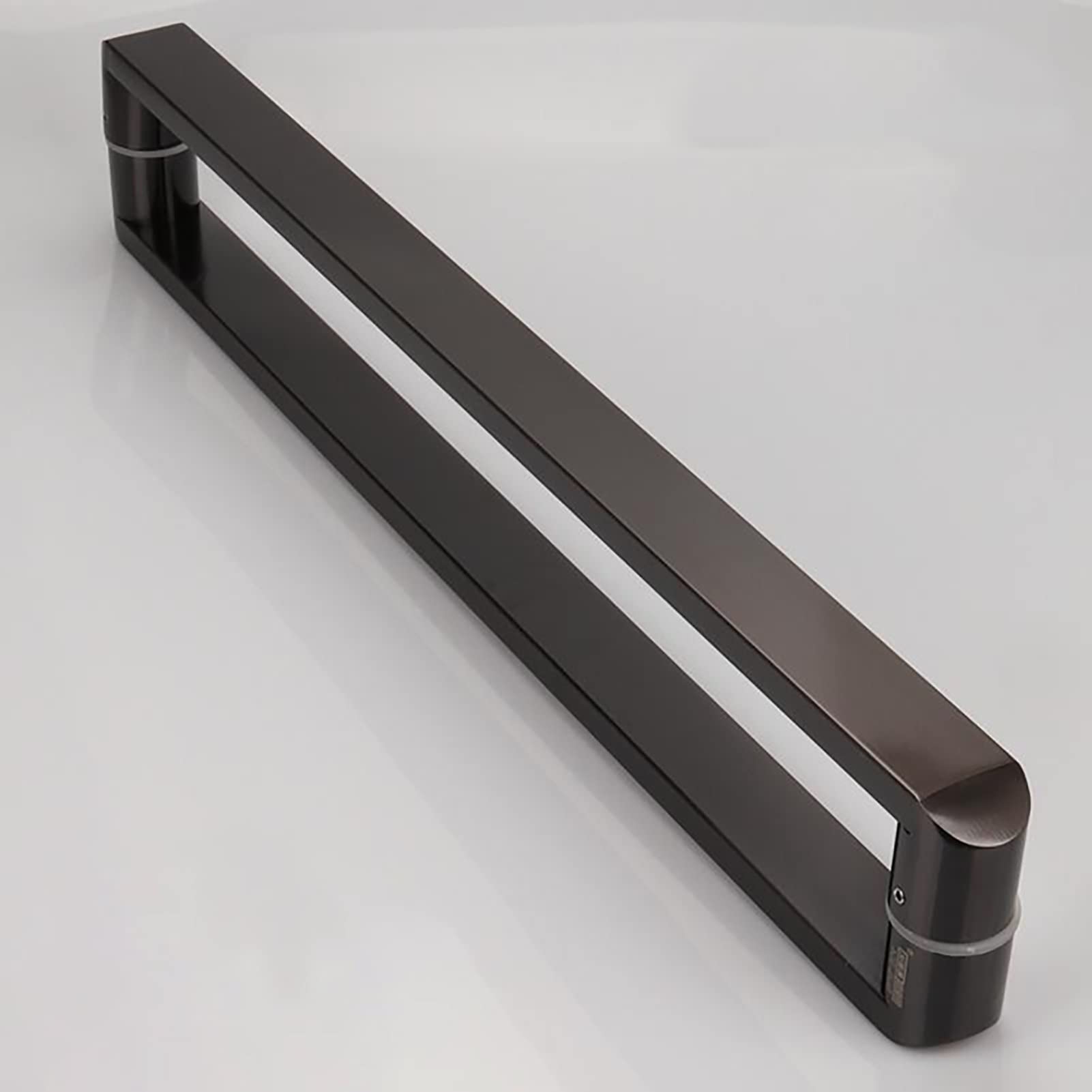 CWCQGH Door Handle Pull Push Shower Kitchen Door Pulls Door Pull Modern Push Pull Door Handle,Two Sided Gate Handles for Shower Doors Heavy Duty Door Knob,Black-84cm/33inch