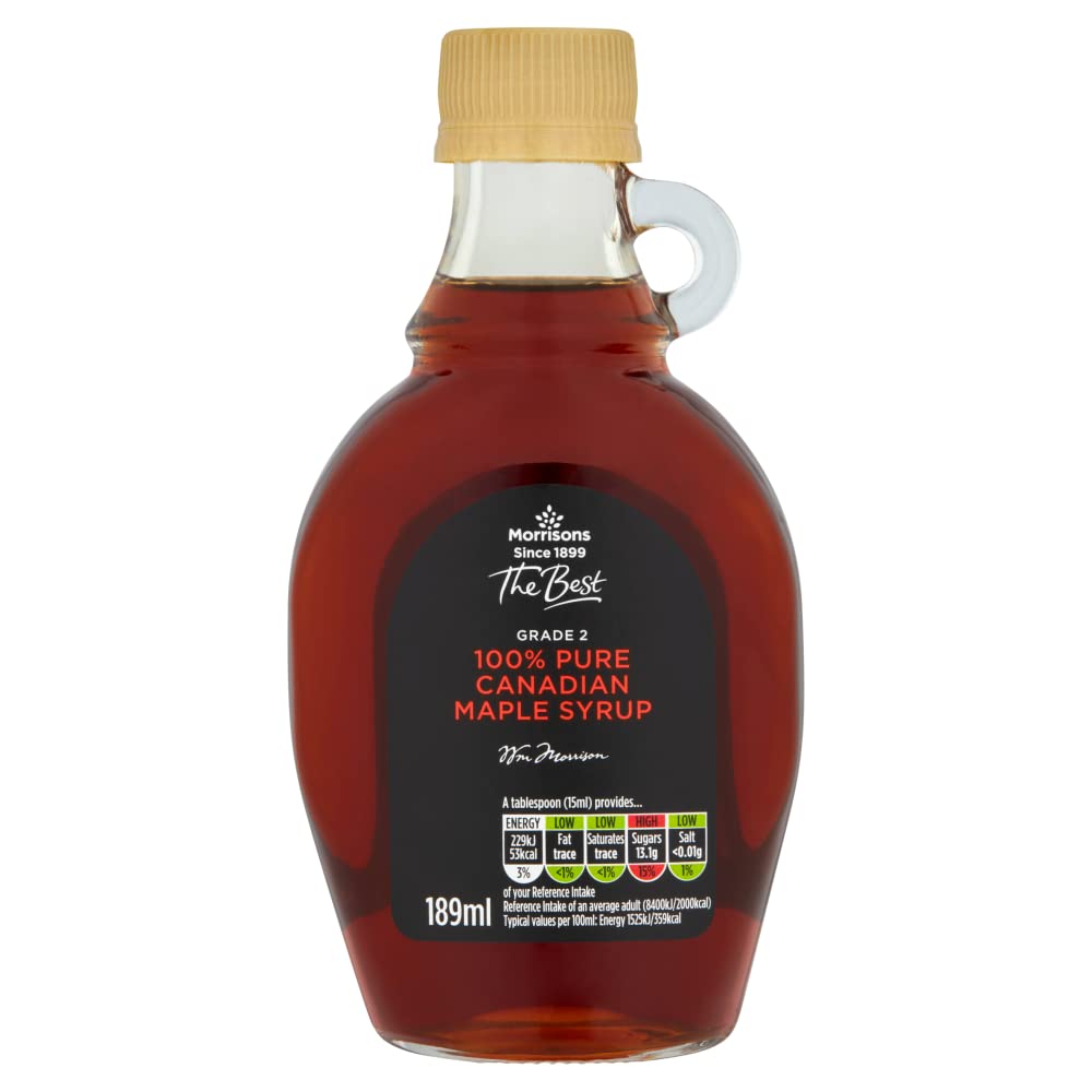 Morrisons The Best Grade Pure Maple Syrup, 189ml