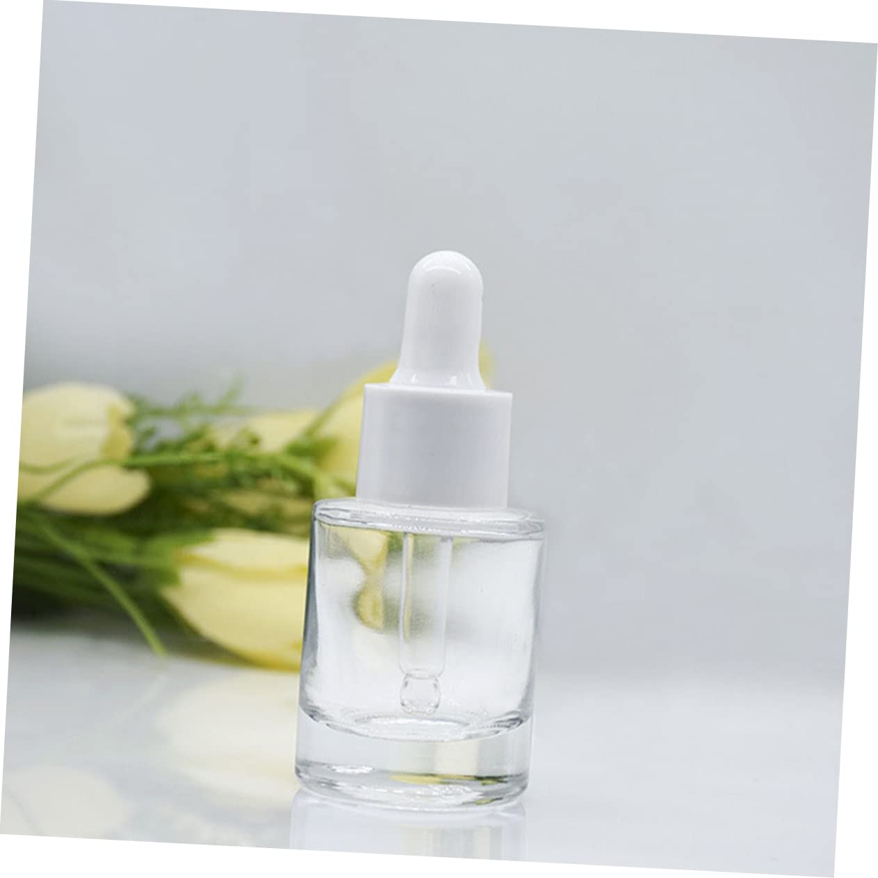 Baluue Frascos Goteros de Vidrio 15ml, 20 Piezas, Cierre Hermético y Antiderrames para Aceites Esenciales y Cosméticos