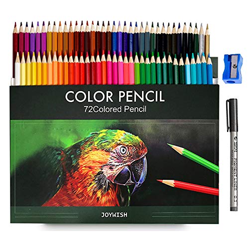 Colored Pencils, FYSW - 74pcs Wooden Drawing Pencil set, School Watercolors Coloring, Artist Sketching Pencil Set, a pencils set for your Children or Friends