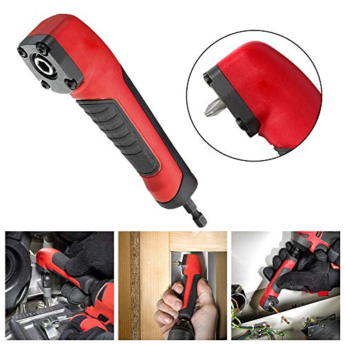 Tookie 16303167193598 Right Angle Attachment Electric Screwdriver Repair 90 Degree Corner Device, Abs Handle Screwdriver Socket Adapter Drill Bit Corner Adapter thumb #3