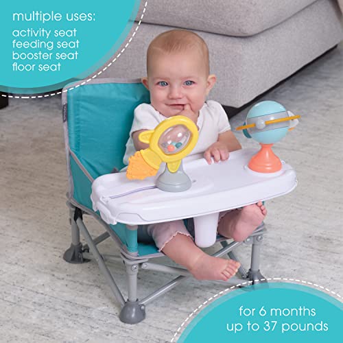 Summer Pop ‘N Sit Eat ‘N Play - Baby Pop Up Chair For Meals And Playtime With Removable Tray And Toys, Portable Booster Folds For Travel #TOP1