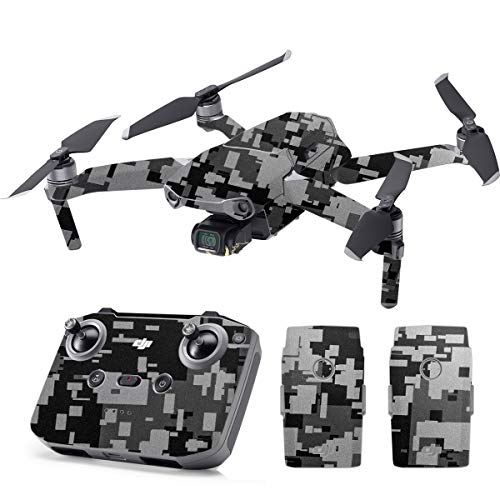SopiGuard Skin for DJI Mavic Air 2 Precision Vinyl Sticker Full Drone Set + Controller + 3 Battery Skins (Digital Camo)
