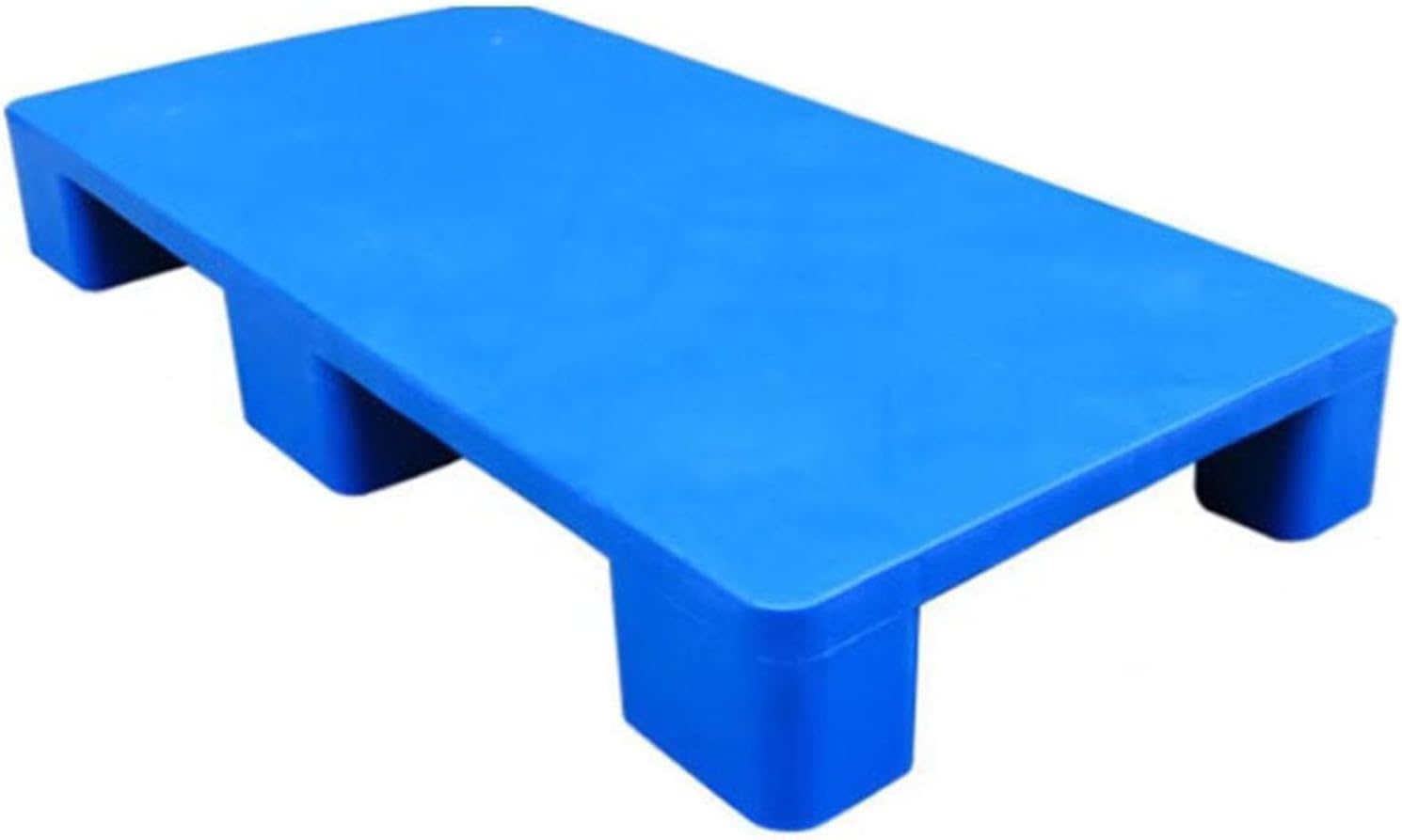 Plastic Shipping Pallets - Lightweight Nestable Floor Storage, Breathable Grid Ventilation, Easy to Stack for Indoor Warehousing, Garden Flooring, or Basement Use