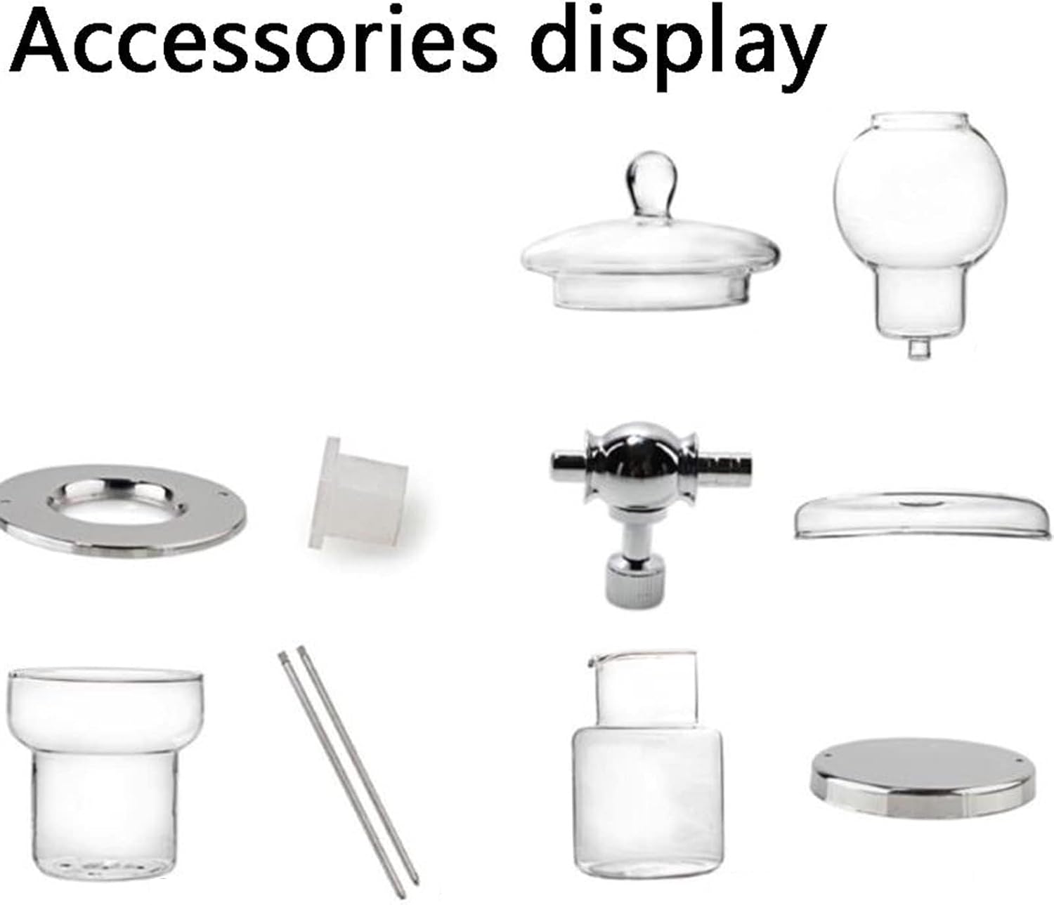 Cold Brew Coffee Maker,Coffee Cooler,Ice Cold Brew Dripper Coffee Maker in Stainless Steel and Borosilicate Glass,Ice Coffee Machine Cold Brew Dripper